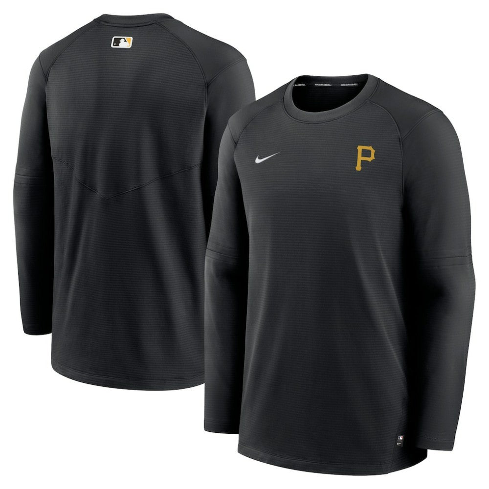 Pittsburgh Pirates Nike Authentic Collection Logo Performance Long Sleeve T-Shirt - MLB