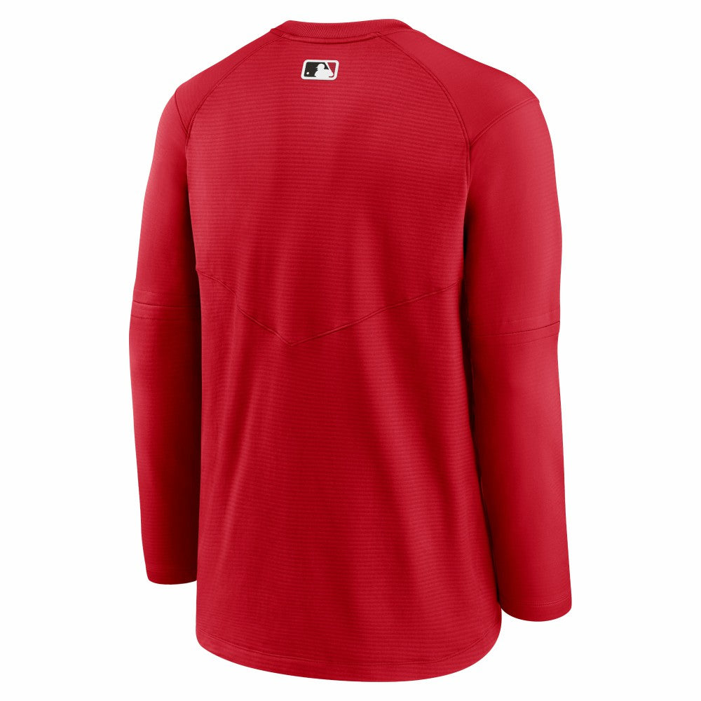 Cincinnati Reds Nike Authentic Collection Logo Performance Long Sleeve T-Shirt - MLB