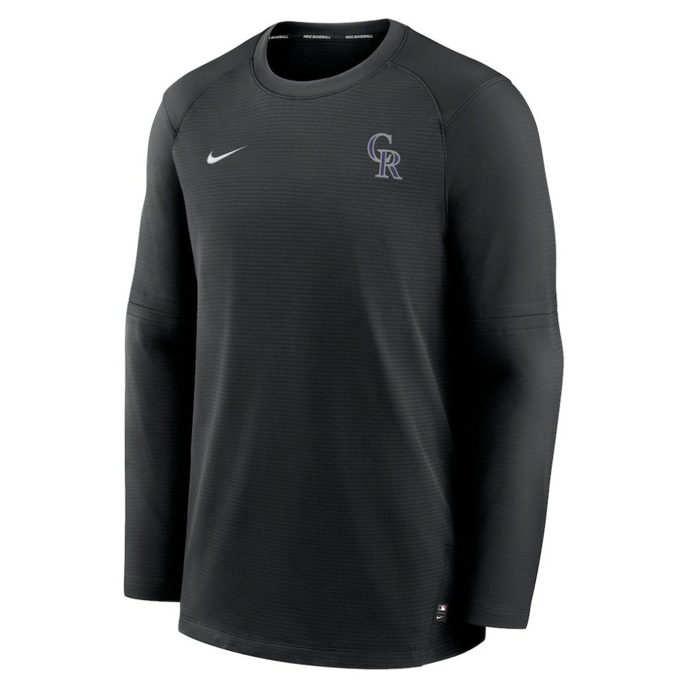 Colorado Rockies Nike Authentic Collection Logo Performance Long Sleeve T-Shirt - MLB