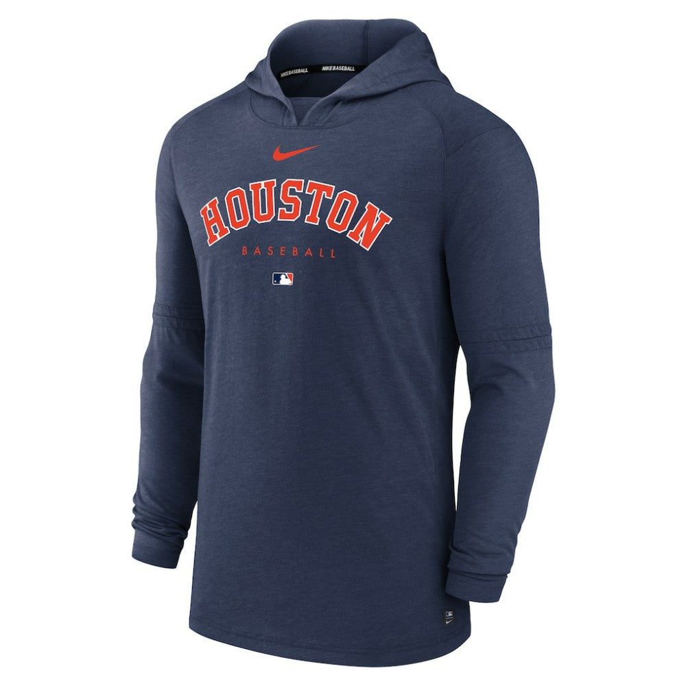 Houston Astros Nike Authentic Collection Lightweight Dri-FIT Hooded Pullover - MLB