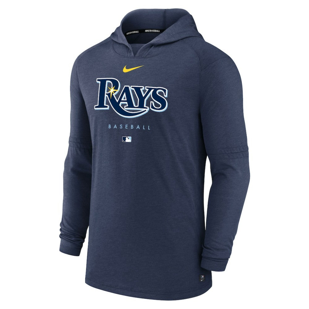 Tampa Bay Rays Nike Authentic Collection Lightweight Dri-FIT Hooded Pullover - MLB