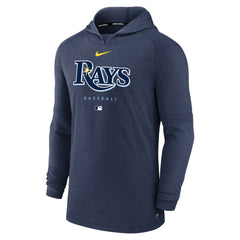 Tampa Bay Rays Nike Authentic Collection Lightweight Dri-FIT Hooded Pullover - MLB