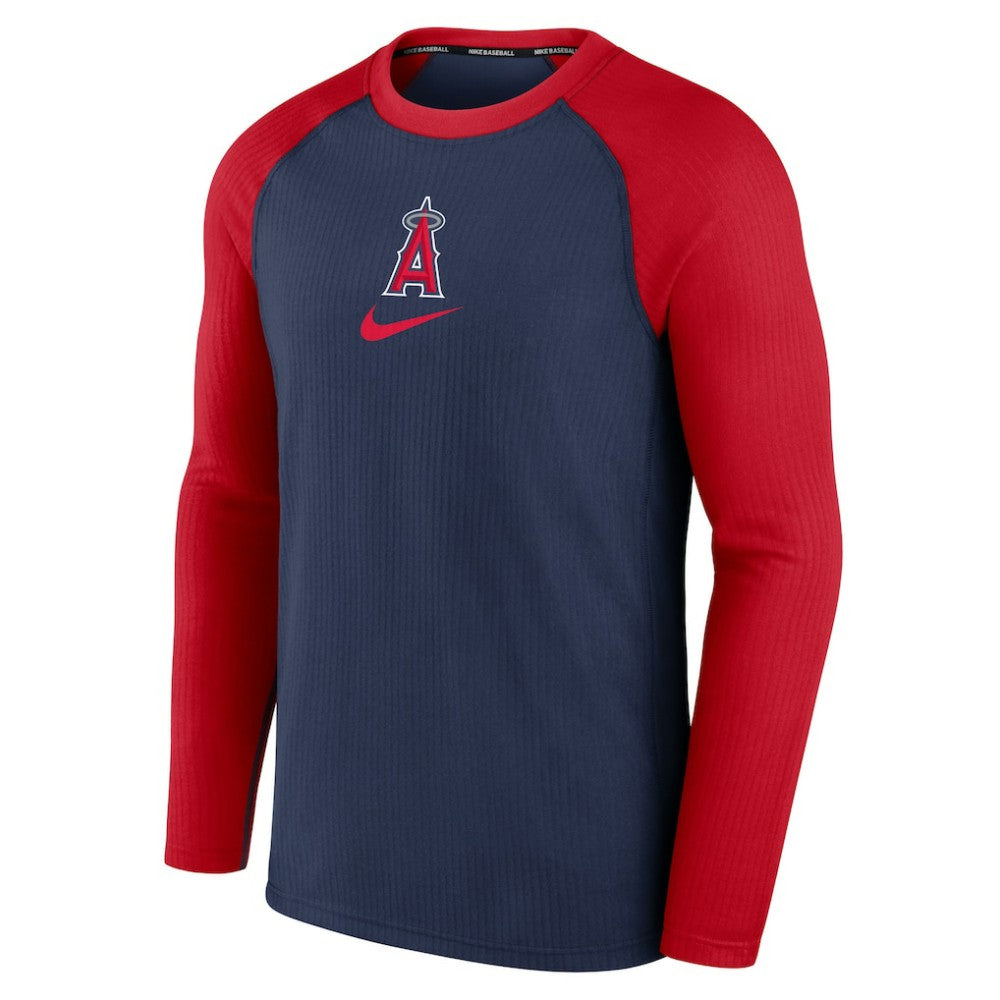 Los Angeles Angels Nike Authentic Collection Game Raglan Performance Long Sleeve T-Shirt - MLB