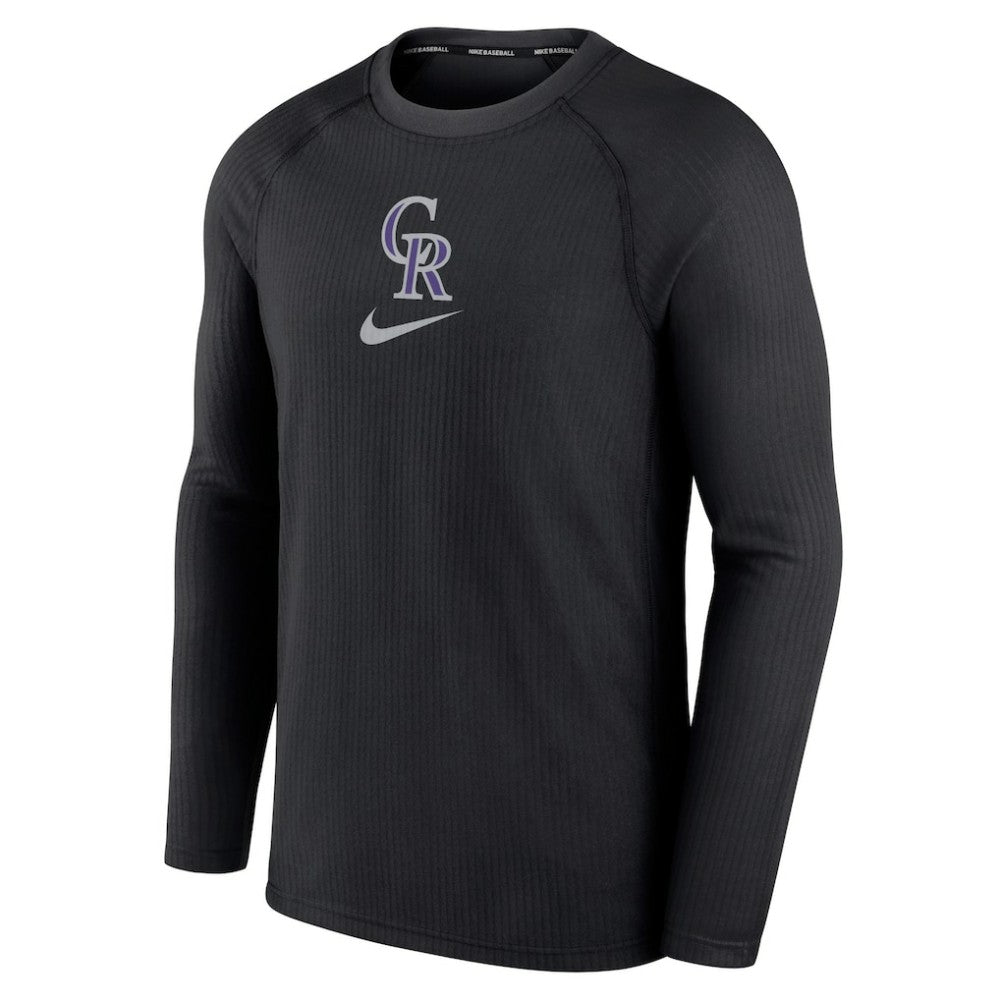 Colorado Rockies Nike Authentic Collection Game Raglan Performance Long Sleeve T-Shirt - MLB