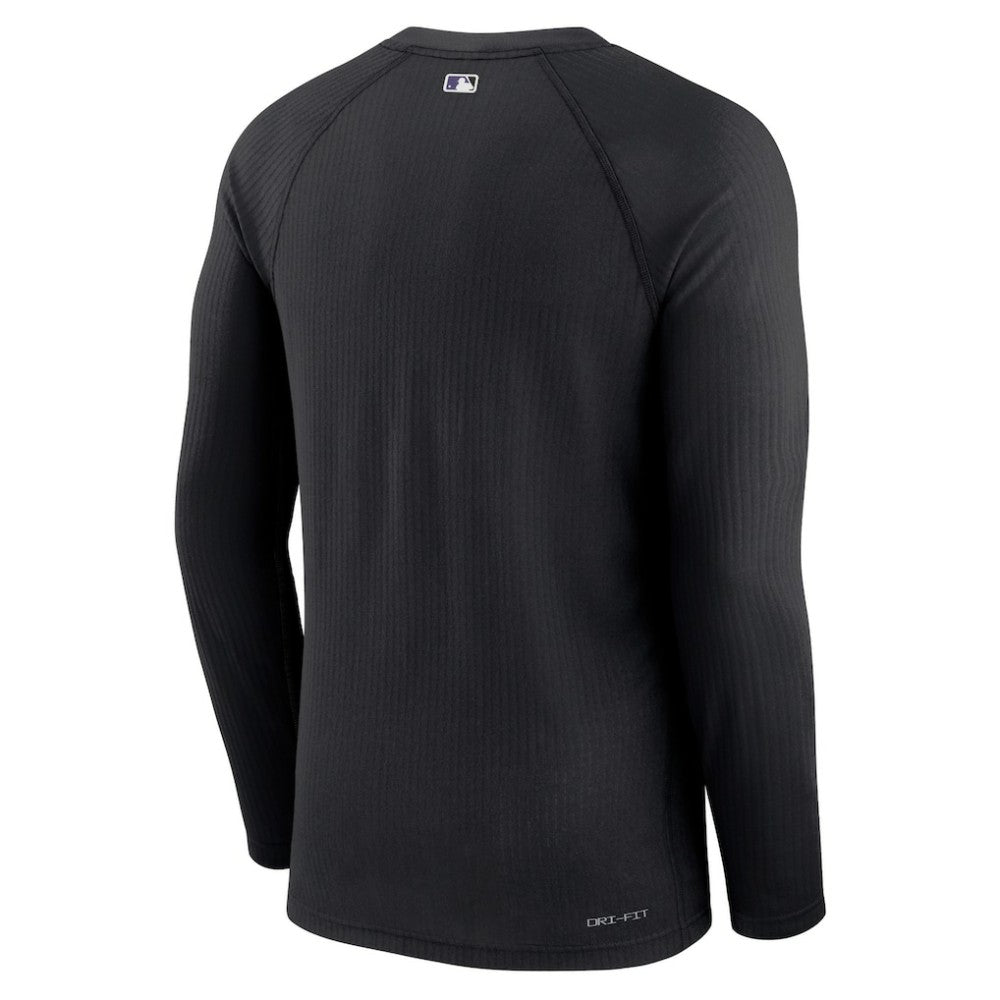 Colorado Rockies Nike Authentic Collection Game Raglan Performance Long Sleeve T-Shirt - MLB