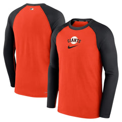 San Francisco Giants Nike Authentic Collection Game Raglan Performance Long Sleeve T-Shirt - MLB