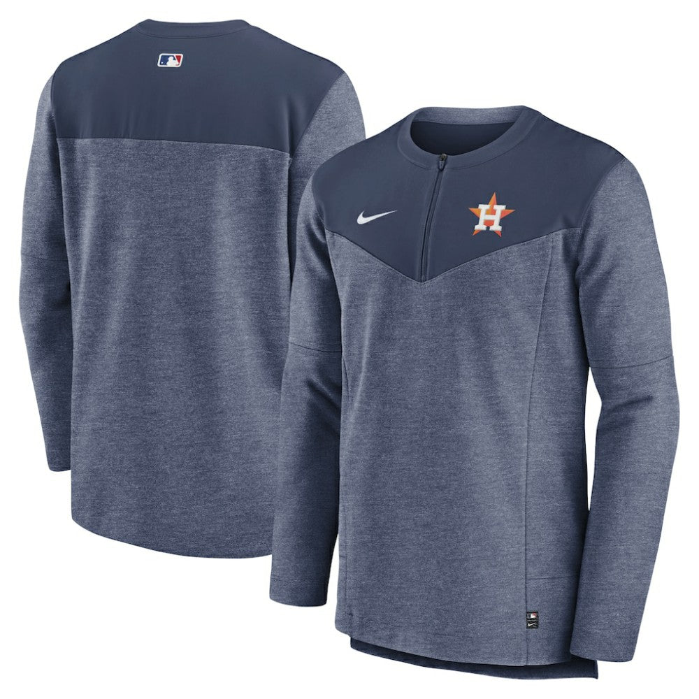 Houston Astros Nike Authentic Collection Game Time Performance Half-Zip Top - MLB
