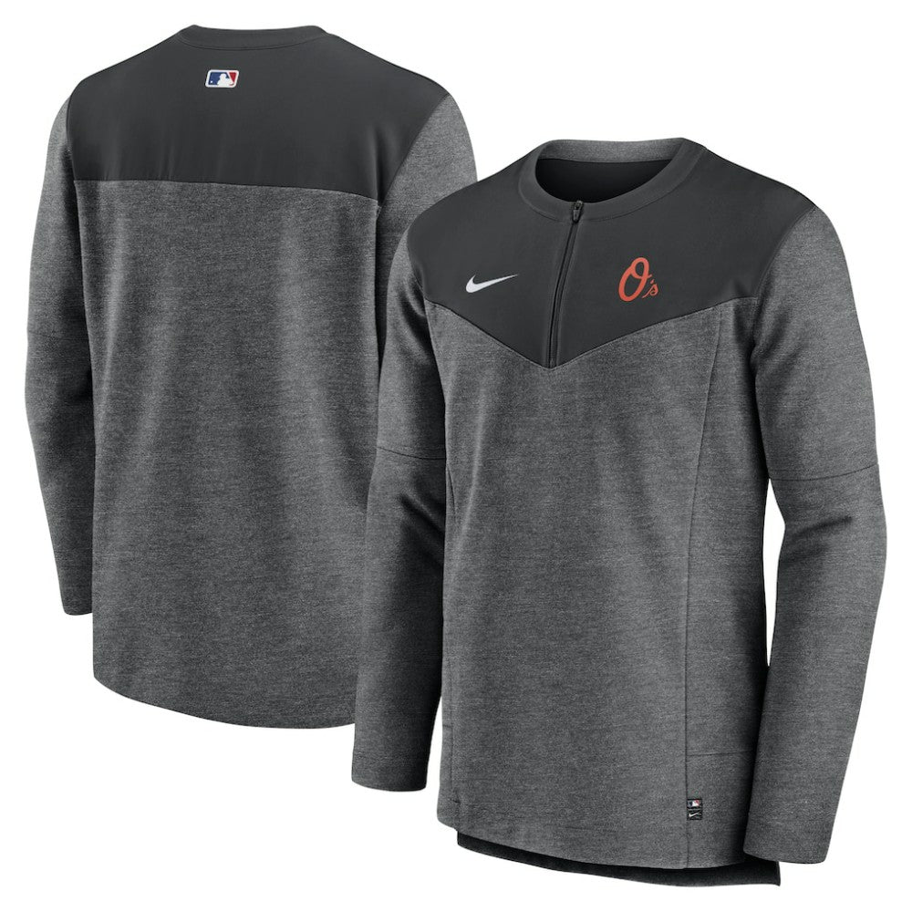 Baltimore Orioles Nike Authentic Collection Game Time Performance Half-Zip Top - MLB