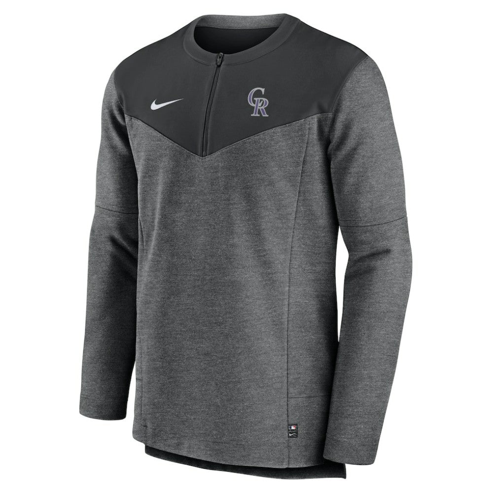 Colorado Rockies Nike Authentic Collection Game Time Performance Half-Zip Top - MLB
