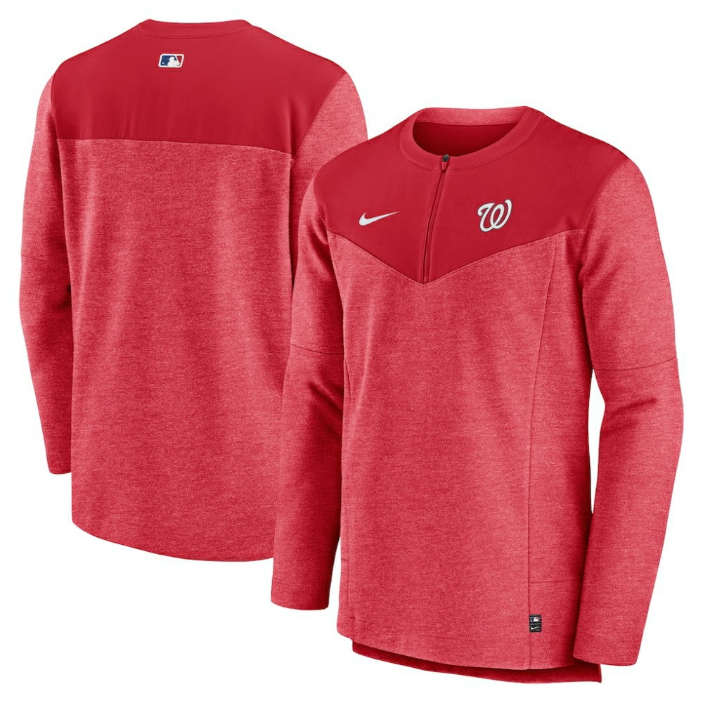 Washington Nationals Nike Authentic Collection Game Time Performance Half-Zip Top - MLB