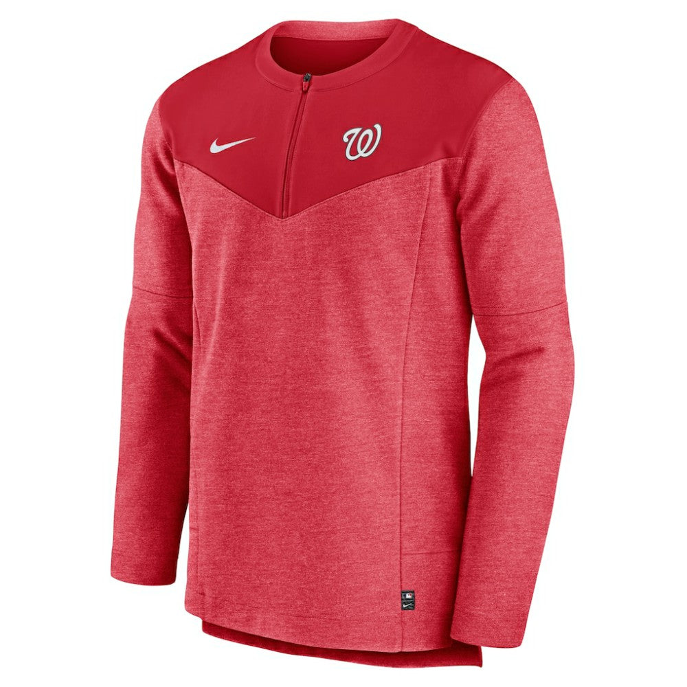 Washington Nationals Nike Authentic Collection Game Time Performance Half-Zip Top - MLB