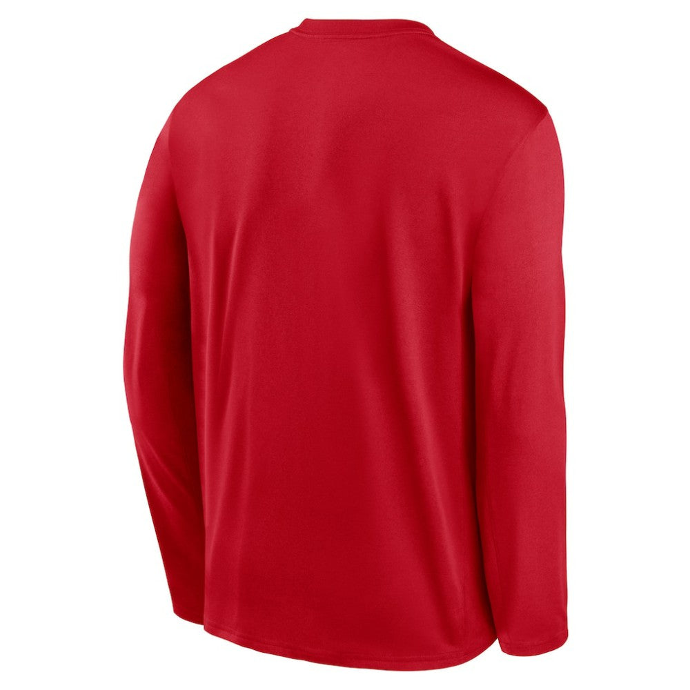 Los Angeles Angels Nike Authentic Collection Team Logo Legend Performance Long Sleeve T-Shirt - MLB