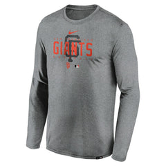 San Francisco Giants Nike Authentic Collection Team Logo Legend Performance Long Sleeve T-Shirt - MLB