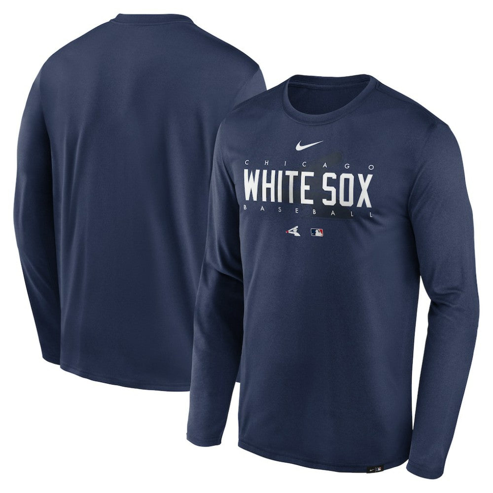 Chicago White Sox Nike Authentic Collection Team Logo Legend Performance Long Sleeve T-Shirt - MLB