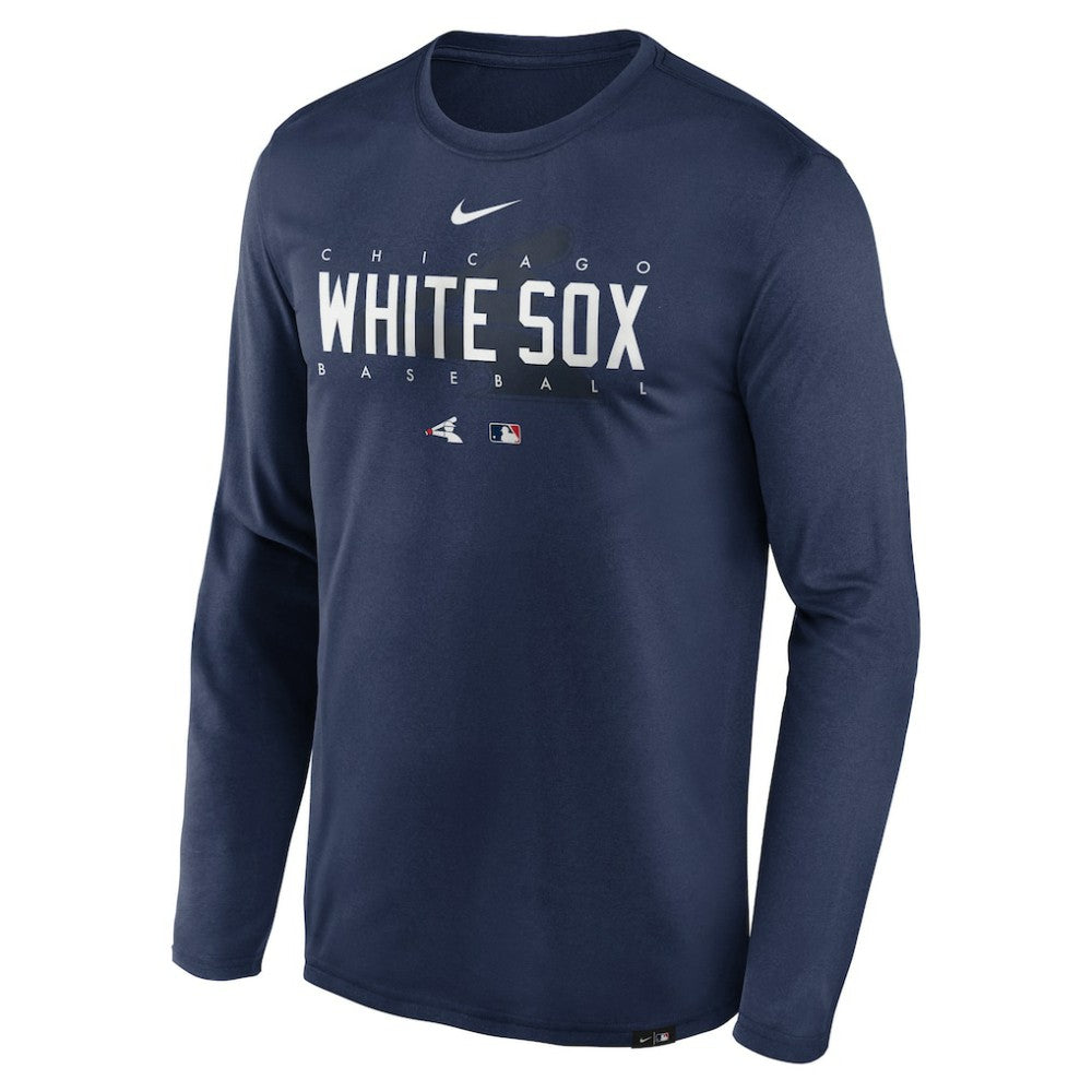 Chicago White Sox Nike Authentic Collection Team Logo Legend Performance Long Sleeve T-Shirt - MLB