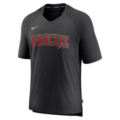 Arizona Diamondbacks Nike Authentic Collection Pregame Raglan Performance V-Neck T-Shirt - MLB