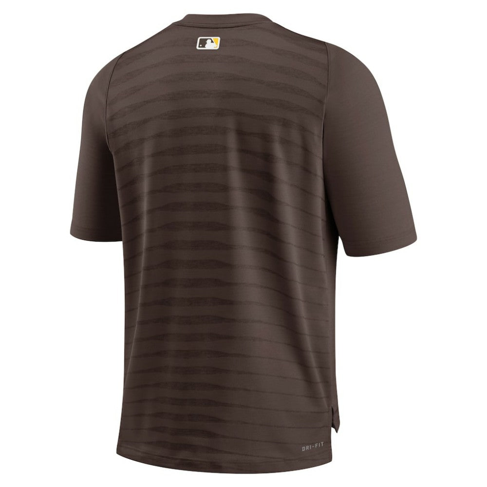 San Diego Padres Nike Authentic Collection Pregame Raglan Performance V-Neck T-Shirt - MLB