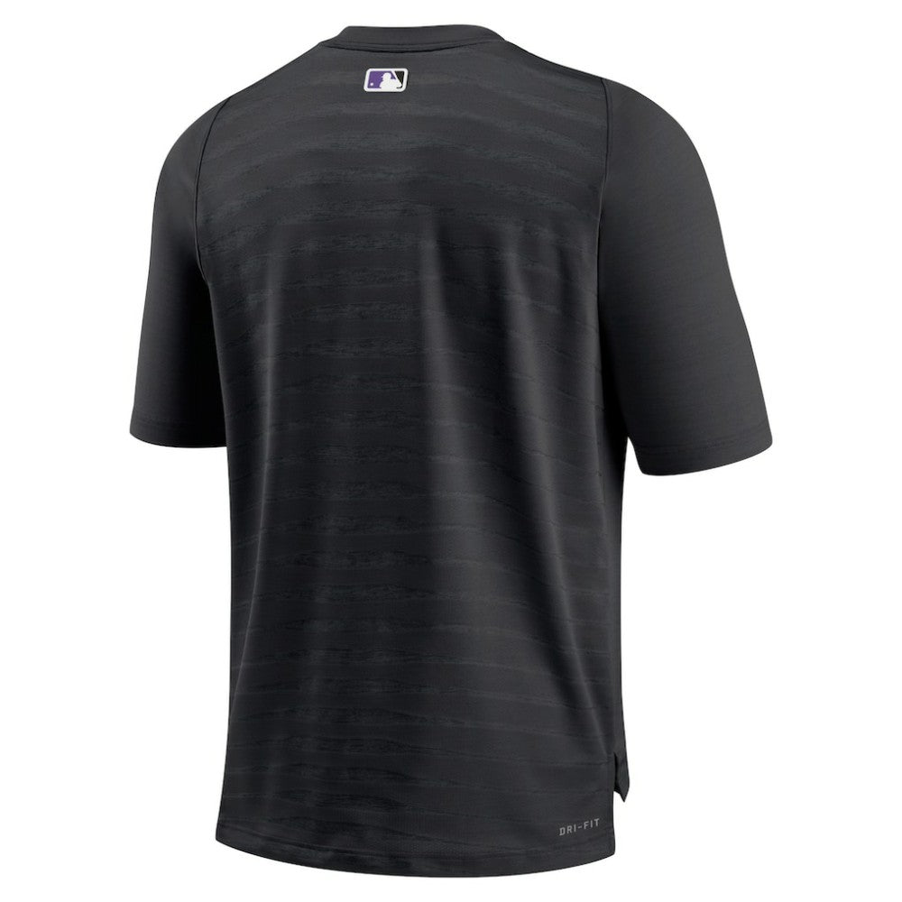 Colorado Rockies Nike Authentic Collection Pregame Raglan Performance V-Neck T-Shirt - MLB