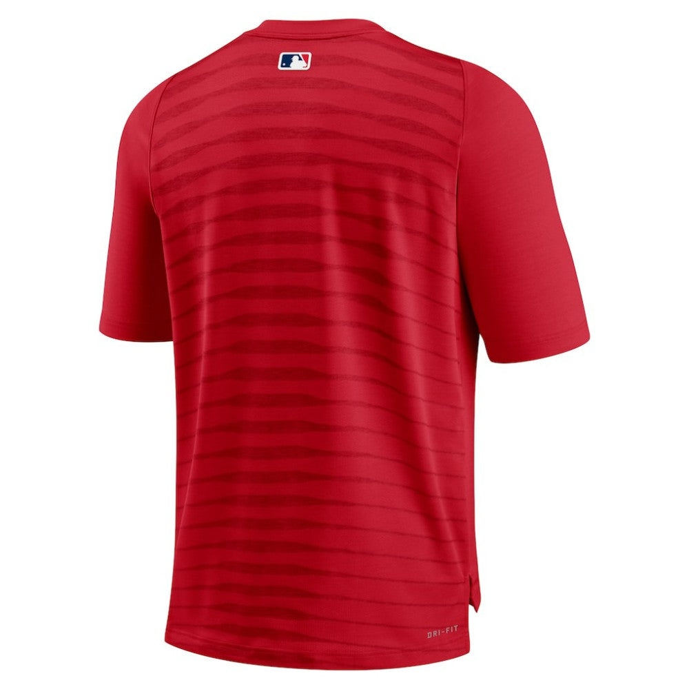 St. Louis Cardinals Nike Authentic Collection Pregame Raglan Performance V-Neck T-Shirt - MLB