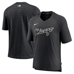 Chicago White Sox Nike Authentic Collection Pregame Raglan Performance V-Neck T-Shirt - MLB