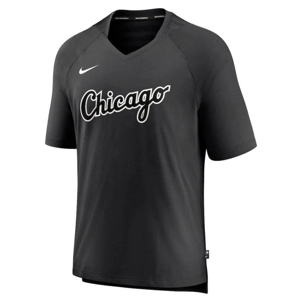 Chicago White Sox Nike Authentic Collection Pregame Raglan Performance V-Neck T-Shirt - MLB