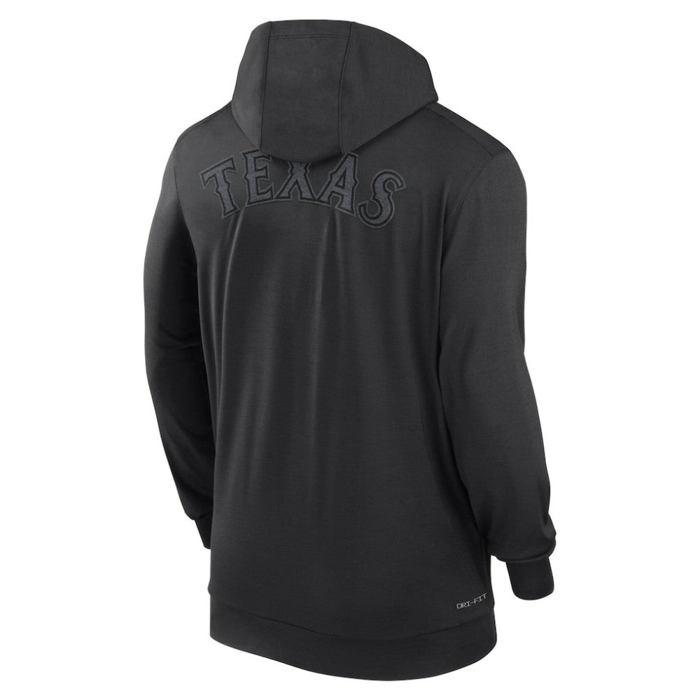 Texas Rangers Nike Authentic Collection Travel Performance Lightweight Full-Zip Hoodie - MLB