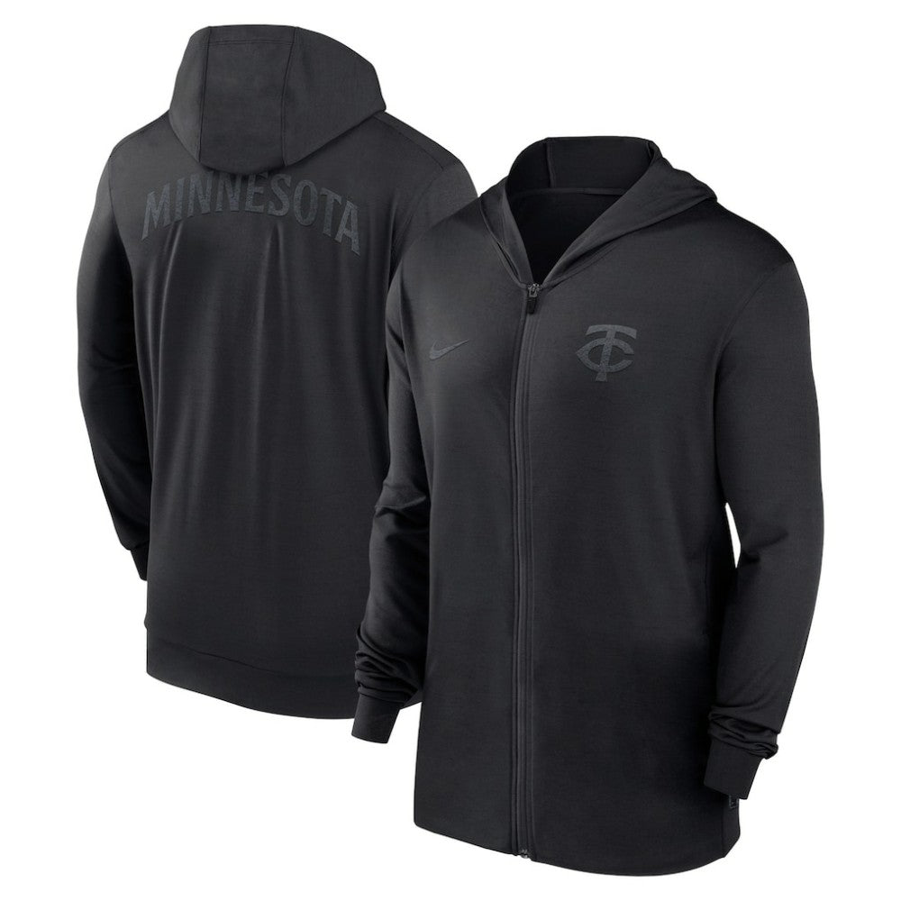 Minnesota Twins Nike Authentic Collection Travel Performance Lightweight Full-Zip Hoodie - MLB