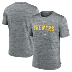Milwaukee Brewers Nike Authentic Collection Velocity Performance Practice T-Shirt - MLB