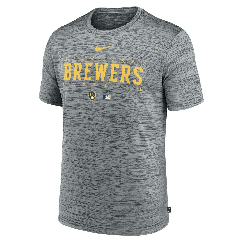 Milwaukee Brewers Nike Authentic Collection Velocity Performance Practice T-Shirt - MLB