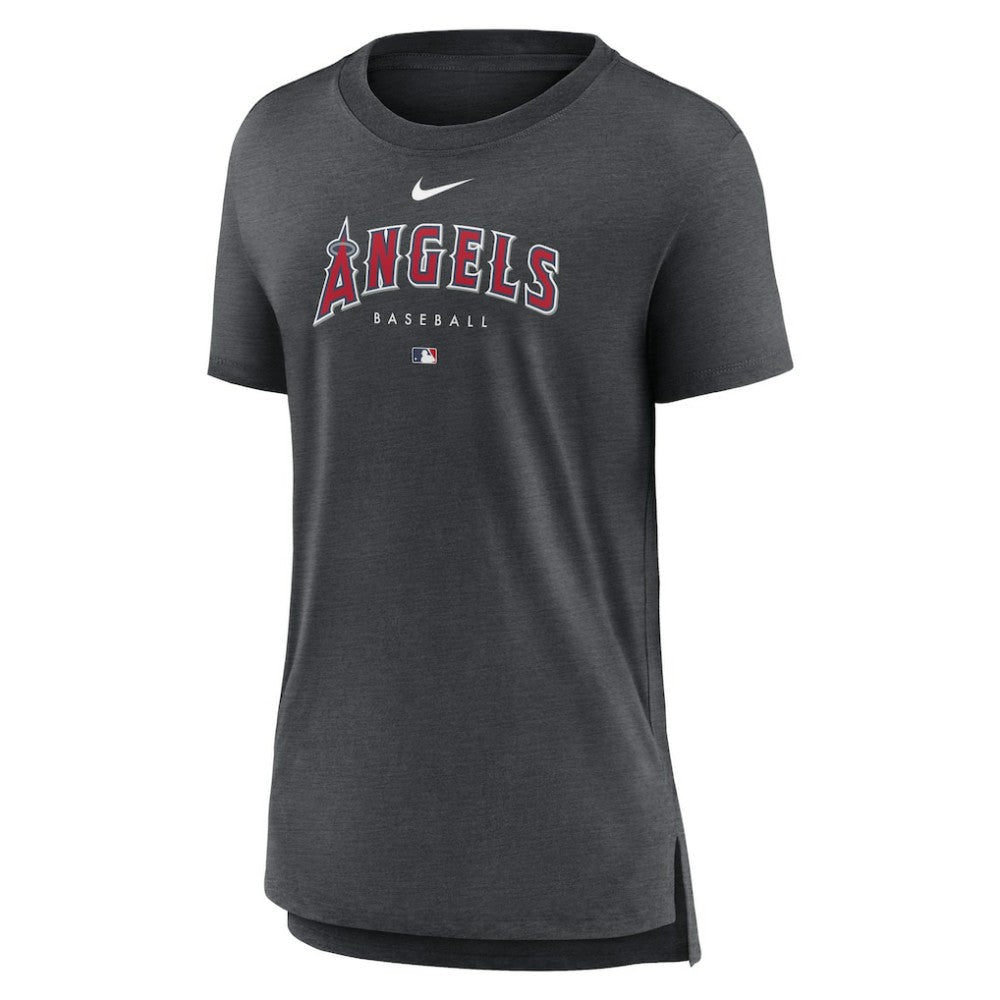 Los Angeles Angels Nike Women's Authentic Collection Early Work Tri-Blend T-Shirt - MLB