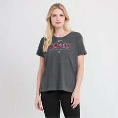 Los Angeles Angels Nike Women's Authentic Collection Early Work Tri-Blend T-Shirt - MLB