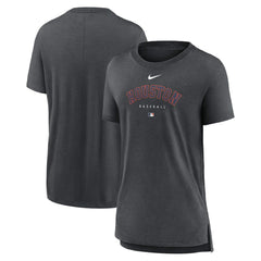 Houston Astros Nike Women's Authentic Collection Early Work Tri-Blend T-Shirt - MLB
