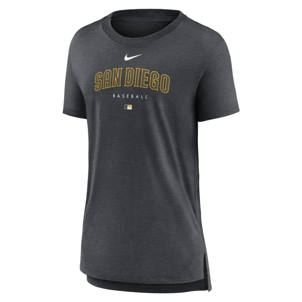 San Diego Padres Nike Women's Authentic Collection Early Work Tri-Blend T-Shirt - MLB