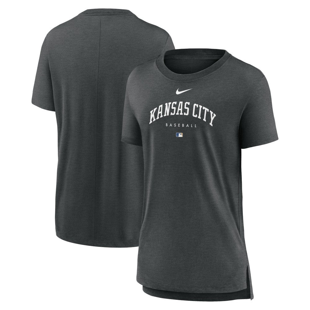 Kansas City Royals Nike Women's Authentic Collection Early Work Tri-Blend T-Shirt - MLB