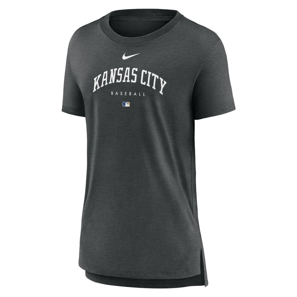Kansas City Royals Nike Women's Authentic Collection Early Work Tri-Blend T-Shirt - MLB