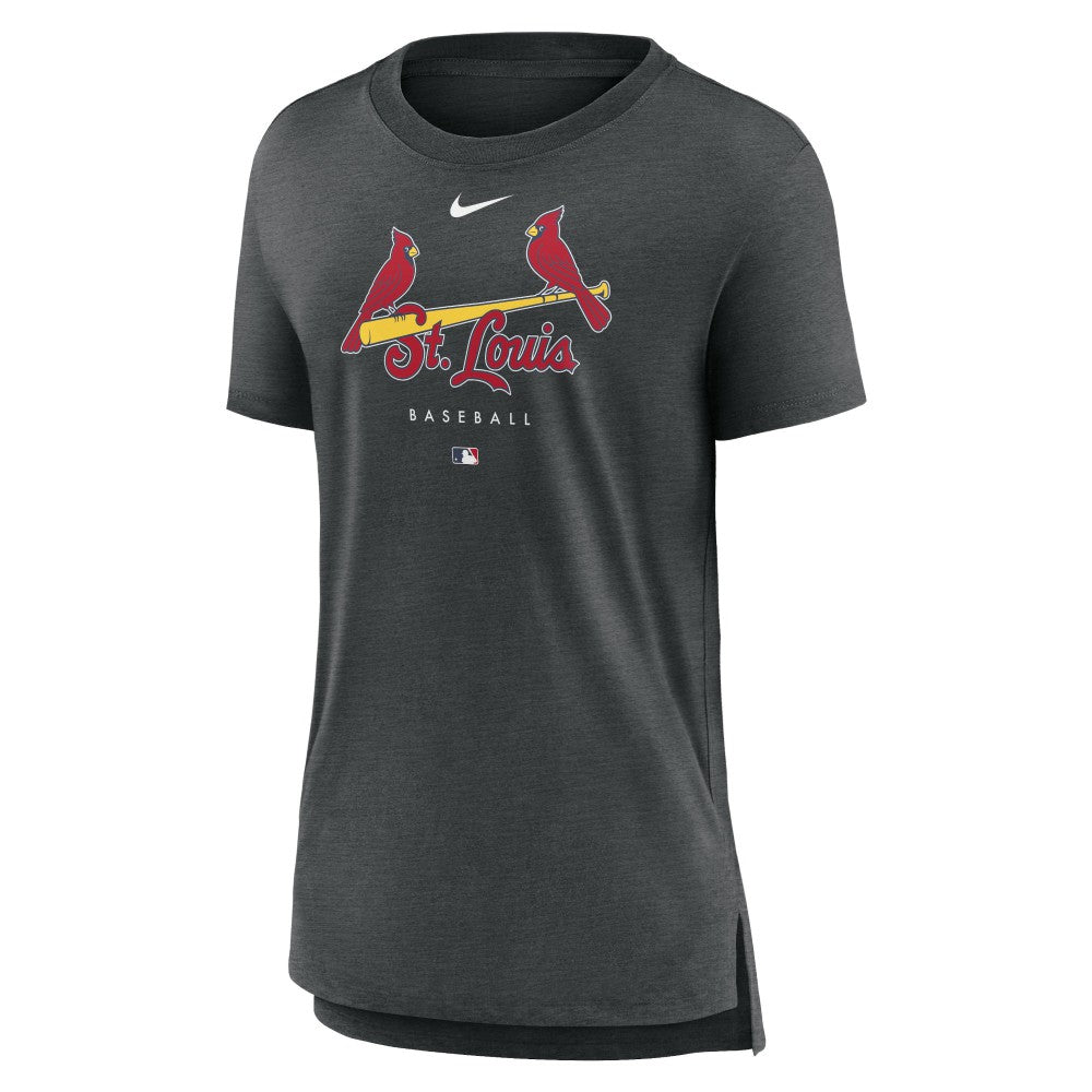 St. Louis Cardinals Nike Women's Authentic Collection Early Work Tri-Blend T-Shirt - MLB