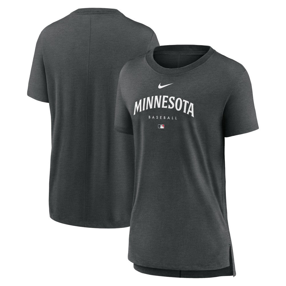 Minnesota Twins Nike Women's Authentic Collection Early Work Tri-Blend T-Shirt - MLB