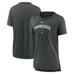 Minnesota Twins Nike Women's Authentic Collection Early Work Tri-Blend T-Shirt - MLB