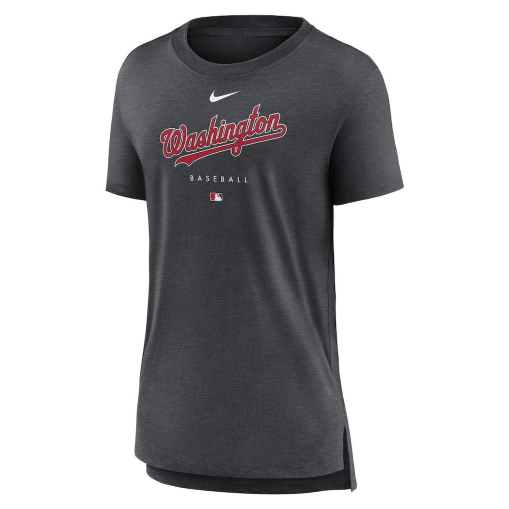 Washington Nationals Nike Women's Authentic Collection Early Work Tri-Blend T-Shirt - MLB