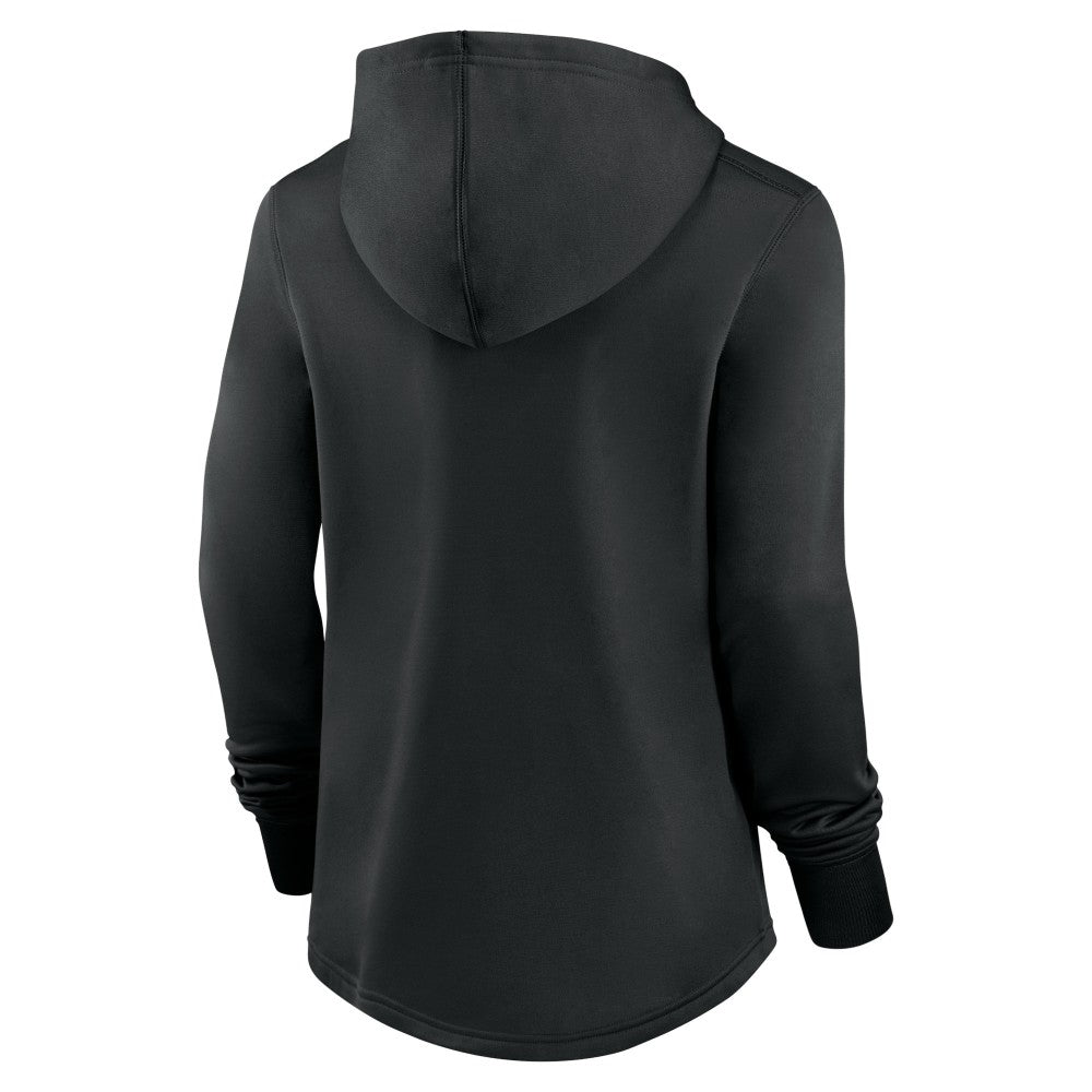 Miami Marlins Nike Women's Authentic Collection Pregame Performance Pullover Hoodie - MLB
