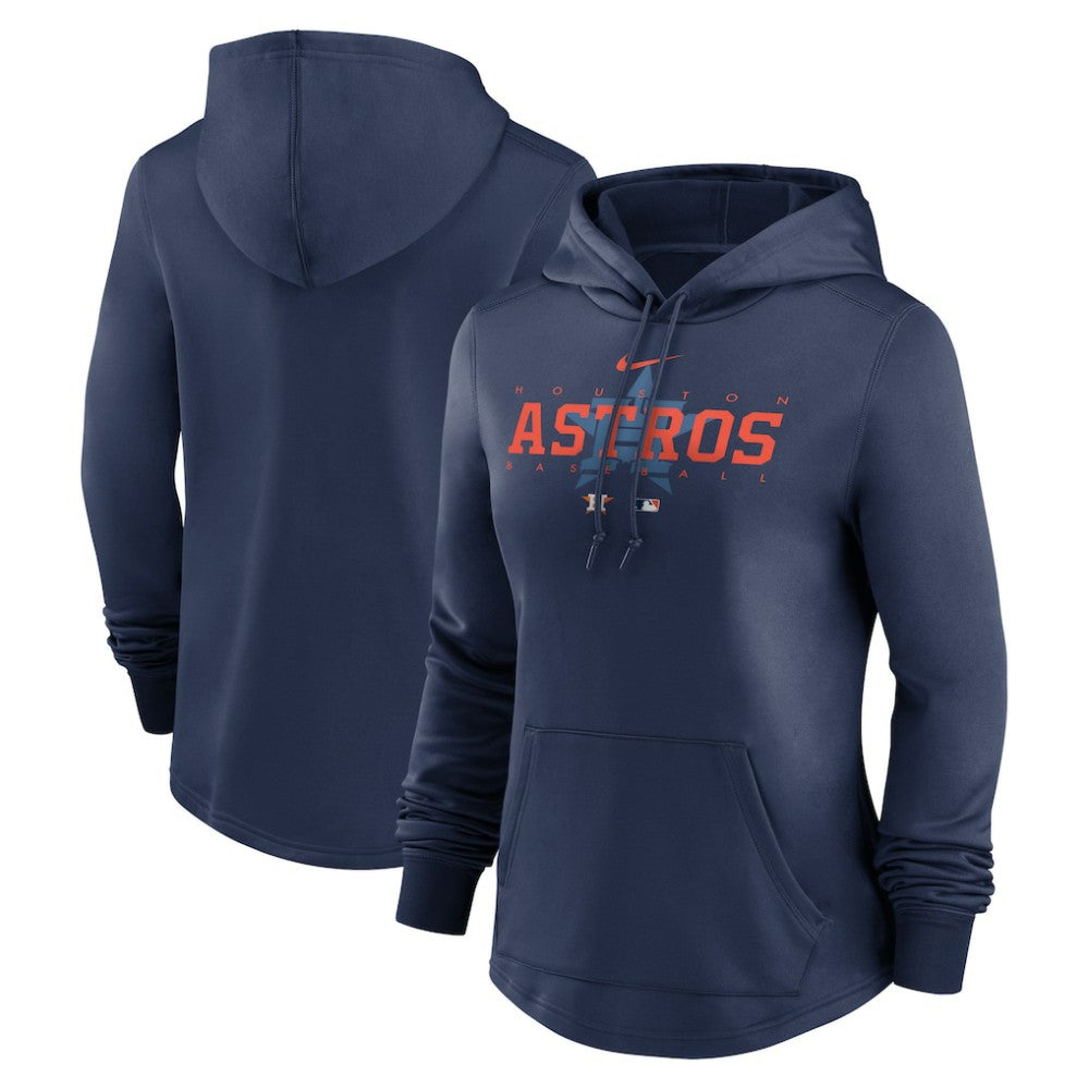 Houston Astros Nike Women's Authentic Collection Pregame Performance Pullover Hoodie - MLB