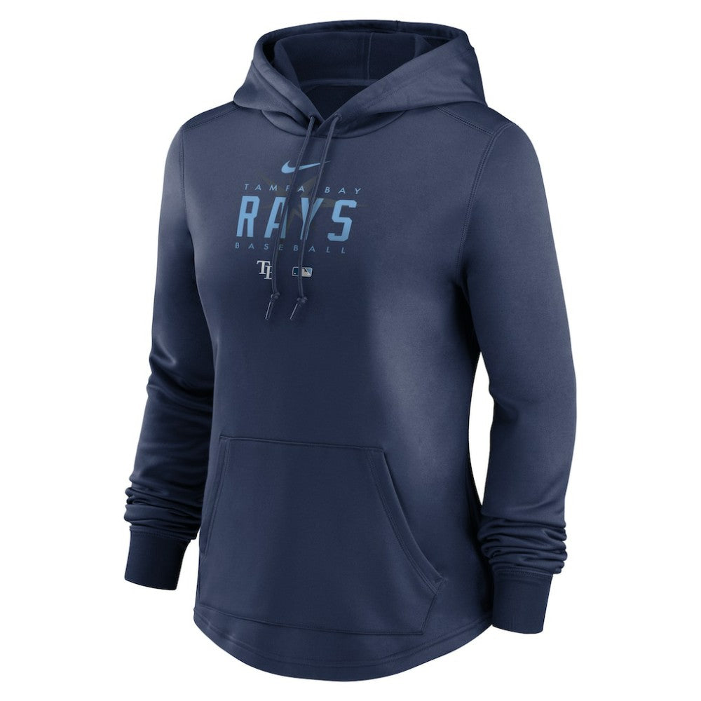 Tampa Bay Rays Nike Women's Authentic Collection Pregame Performance Pullover Hoodie - MLB