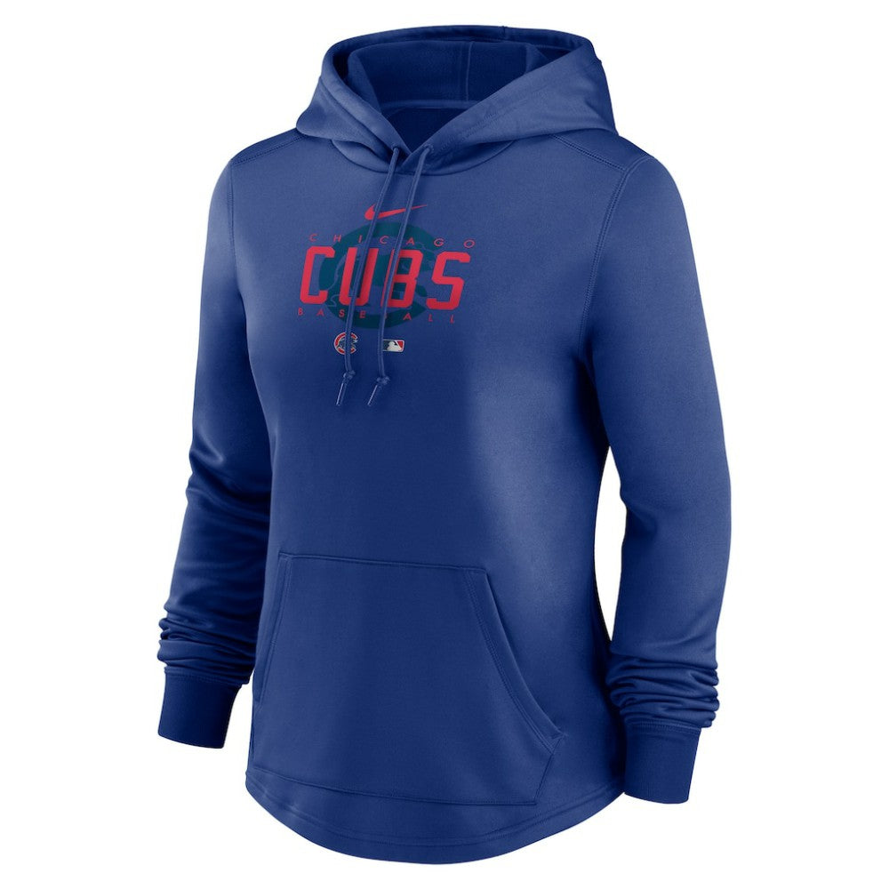 Chicago Cubs Nike Women's Authentic Collection Pregame Performance Pullover Hoodie - MLB