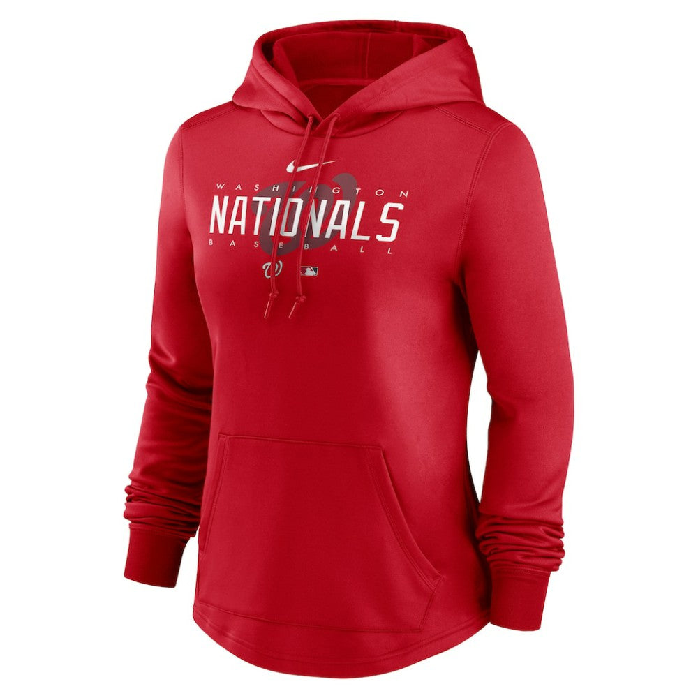 Washington Nationals Nike Women's Authentic Collection Pregame Performance Pullover Hoodie - MLB