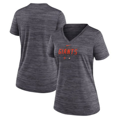 San Francisco Giants Nike Women's Authentic Collection Velocity Practice Performance V-Neck T-Shirt - MLB