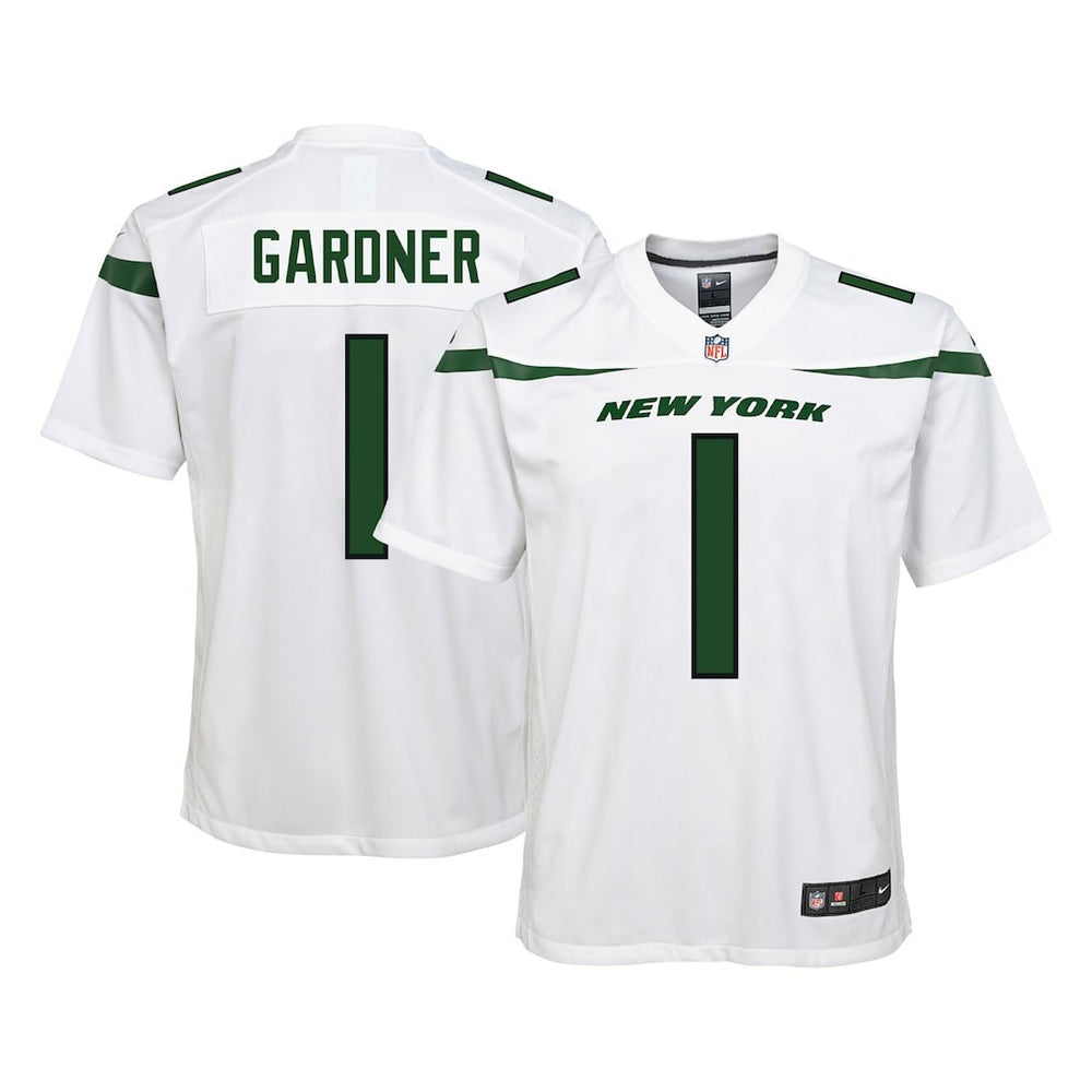 Ahmad Sauce Gardner New York Jets Youth Game Jersey White | Nike for Sale