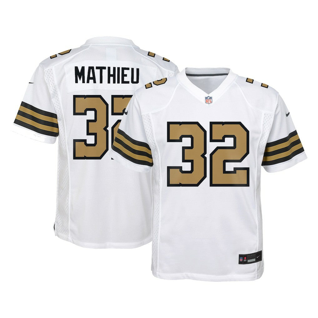 Tyrann Mathieu New Orleans Saints Youth Game Jersey White | Nike for Sale