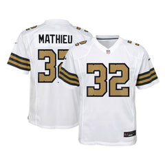 Tyrann Mathieu New Orleans Saints Youth Game Jersey White | Nike for Sale