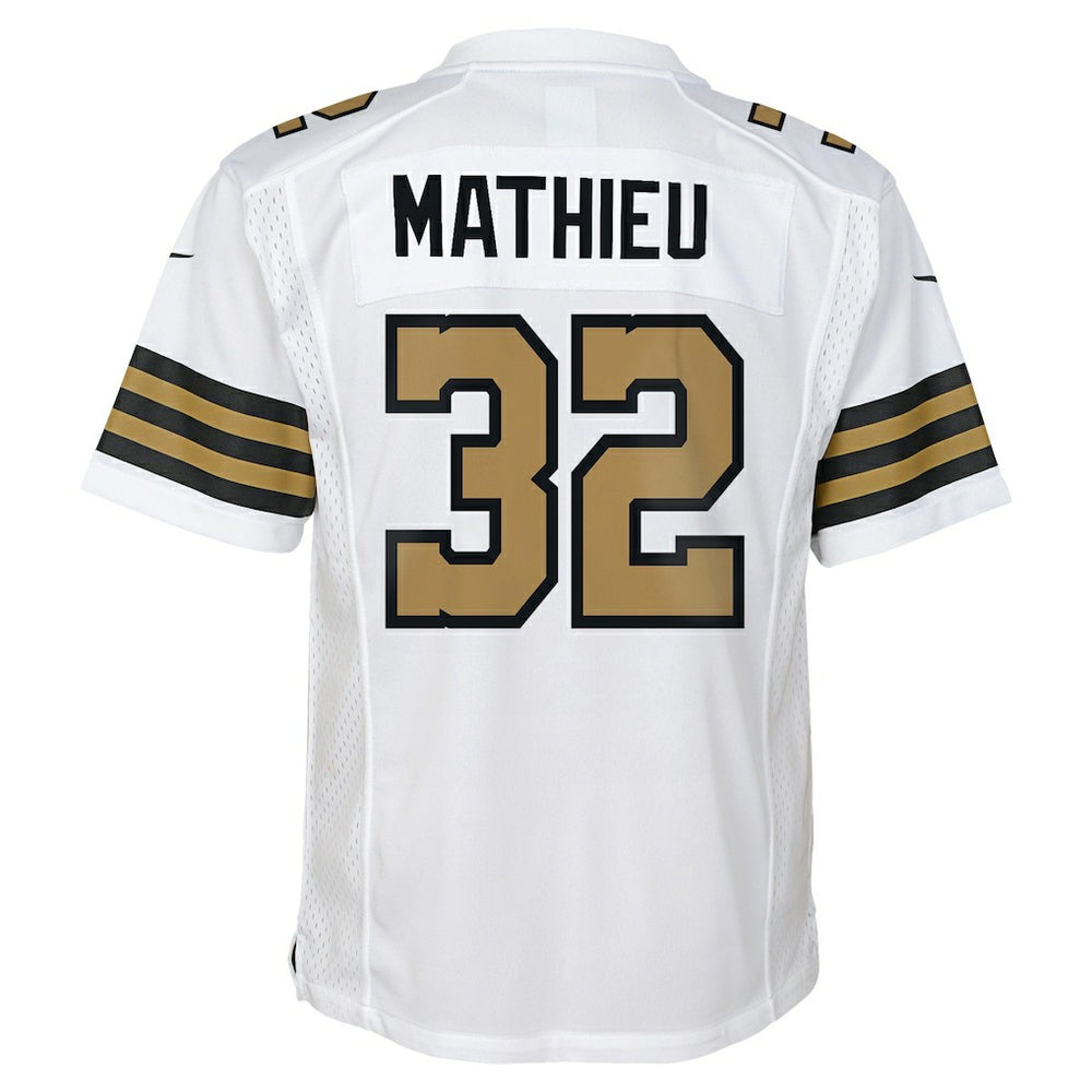 Tyrann Mathieu New Orleans Saints Youth Game Jersey White | Nike for Sale