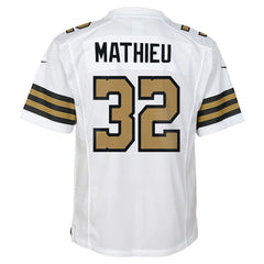 Tyrann Mathieu New Orleans Saints Youth Game Jersey White | Nike for Sale